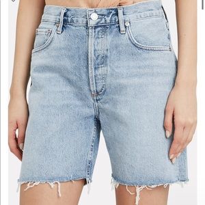 AGOLDE Rumi Denim Shorts in Renewal